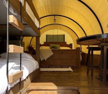 Lillington House | Cozy Covered Wagon for Four on Cape Fear River, Lillington, for Glamping in North Carolina