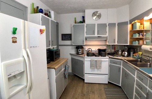 Terre Haute House | Cozy Digs - Entire Home with equipped kitchen, garage, & fenced yard. Pets ok!