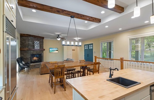 Catawba House | Cozy Lakefront Getaway with Dock, Fire Pit, hot tub & Screened Porch
