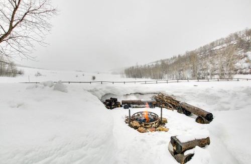 Thayne House | Cozy Mountain Home on 10 Acres with Fire Pit and Games