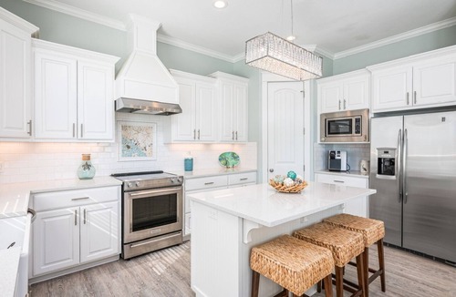 Port Bolivar House | Crystal Breeze - beautiful 3 bdrm, with gulf view - just steps to the beach!