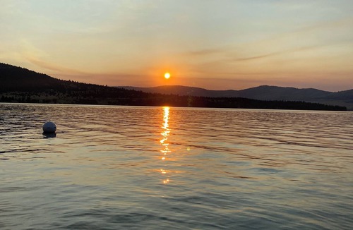 Big Arm Cabin | Cute lakefront cabin with private dock. Pet Friendly