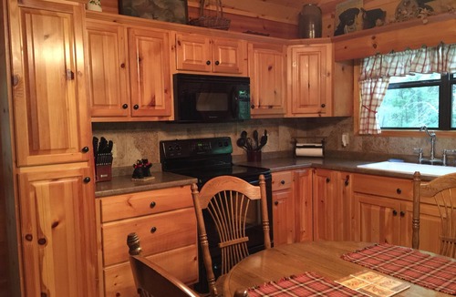 Blairsville Cabin | Dancing Bear Your Honeymoon Cabin with Hot Tub in the Woodsn