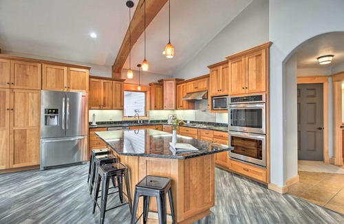 Alexandria House | Dock, Hot Tub & Game Room: Luxe Lake Latoka Home