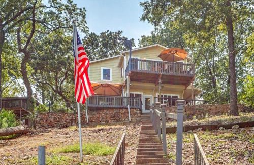 Eucha House | Dock + Views: Scenic Group Retreat on Grand Lake!
