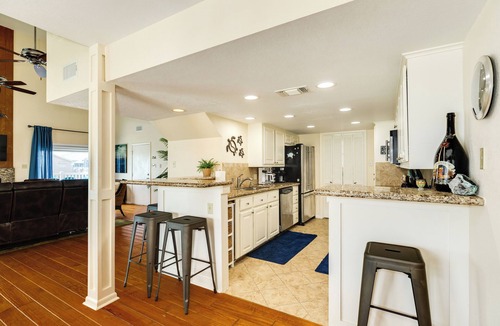 Pirates Beach House | Easy Beach Access in Pirates Beach w/Huge Deck, Loft, Dog Friendly