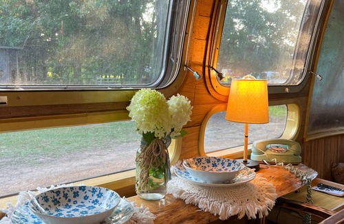 Nesbit House | Elvis Themed RV Glamping Farmstay near Graceland with outdoor bath