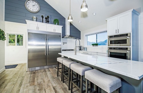 Bayview House | EPIC Lake Pend Oreille Home w/Panoramic Views, TWO Decks + BIG Waterfront Dock!