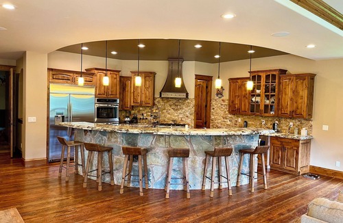 Hamilton House | Executive Riverfront Mountain Retreat With Indoor Pool, Hot Tub, & Private Pond