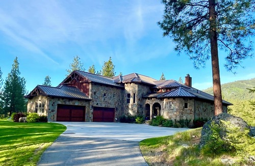 Hamilton House | Executive Riverfront Mountain Retreat With Indoor Pool, Hot Tub, & Private Pond