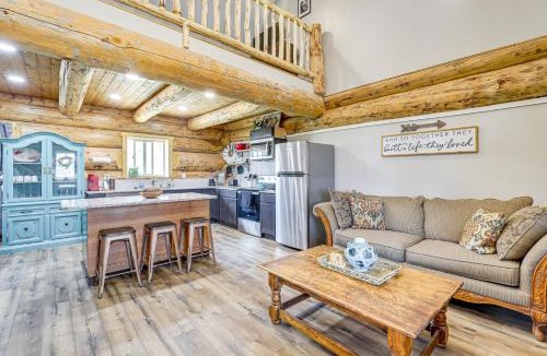 Gusher House | Explore Uintah Basin Rustic Cliff Cabin with Loft