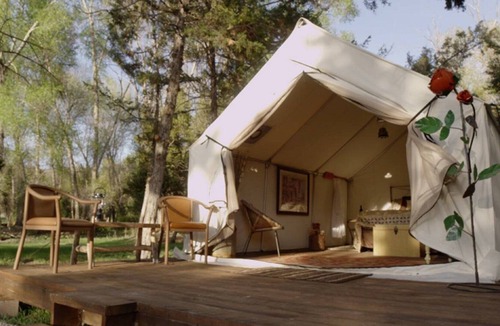 Helena Cabin | Fall in Love with Glamping in a Comfy Queen Bed!