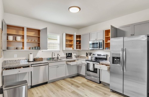 Greer House | Family & Pets Welcome: 2BR in DT Greer w/Fire Pit