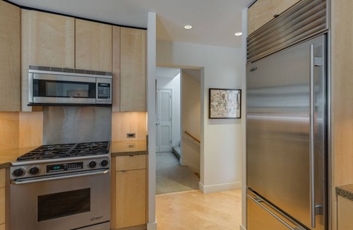 Warm Springs House | Festive Dates Available! Bright Townhome with Mountain Views; Two Blocks to Ski Lift