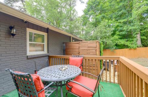 Collier Heights House | Fire Pit & Deck: Home 7 Mi to Mercedes-Benz!