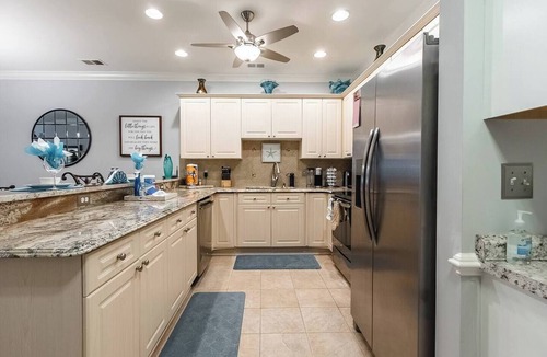 Central Myrtle Beach Apartment | First Floor Condo With Lake View