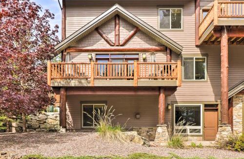 Somers Apartment | Flathead Lake Getaway with Balcony, Fireplace!