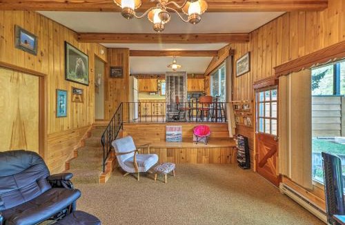 Polson House | Flathead Lake Waterfront Cabin with Dock and Kayaks