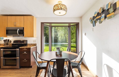 West Glacier House | Fly-Fishing Haven, 5 Min to Glacier Park, Scenic Home with Hot Tub & Firepit