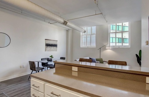 Mile Square Apartment | Frontdesk | 2 BR Apt by Kurt Vonnegut Library