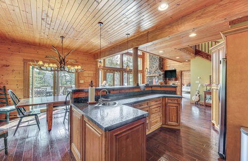 Mace Cabin | Game Room, Deck + Views: Idyllic Slaty Fork Cabin