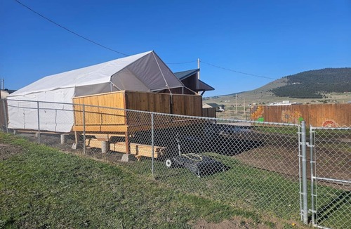 Big Arm Apartment | GlampCamp - Luxury Wall Tent & Bathhouse