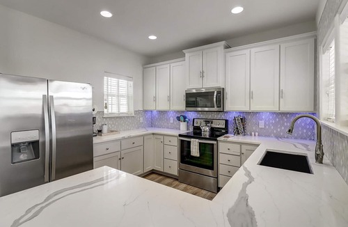 Safe Harbor House | Golf Cart Included, Game Room, Parking for 5 Vehicles, Pet Friendly