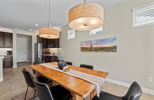 Dove Mountain House | Gorgeous home with unobstructed backyard views- heated pool- pet friendly!