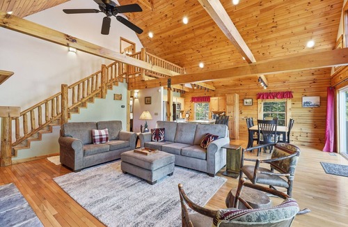Bostic Cabin | Gorgeous mountain views~Sunsets~Hot Tub~Fire Pit
