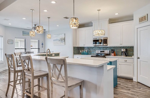 Safe Harbor House | Gorgeous private pool with a bubbling fountain. Pet friendly!