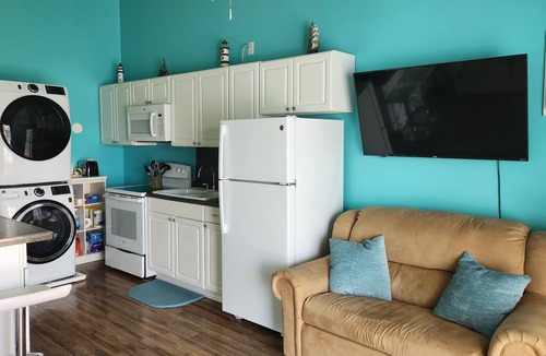 Oak Harbor Condo | Gorgeous waterfront balcony view & boat dock on the shores of Lake Erie