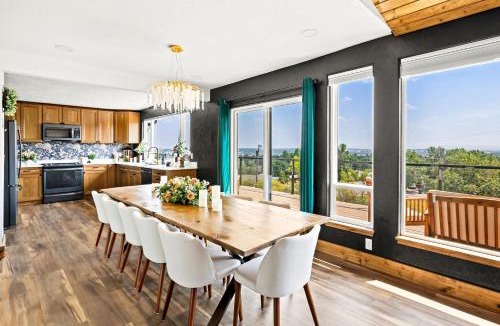 Great Falls House | Great Falls Premier Retreat by Wrecked & Refined Stunning Views Hot Tub Family Fun