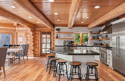St. Charles Cabin | Green Canyon Estates-2 homes, hot tub, indoor sports court, 2 theater rooms