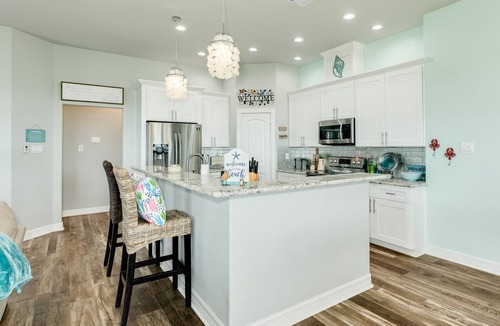 Indian Beach House | Gulf view home blocks from the beach with AC, deck & W/D - 2 dogs welcome