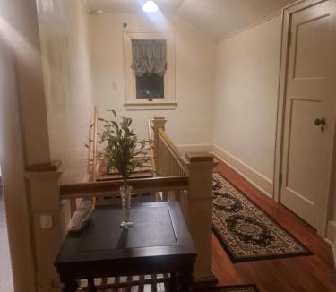 Terre Haute Bed & Breakfast | Harriott House, The Gallery Forest Room
