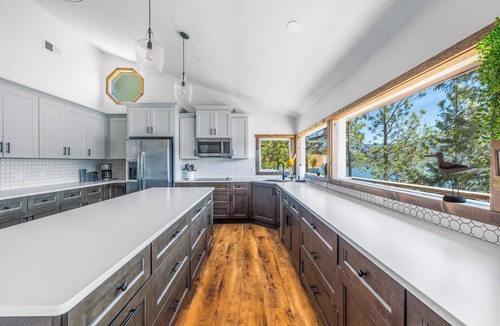 Hayden Lake House | Hayden Lakefront Retreat, Private Dock, Game Room, 3 Decks & Lake Views