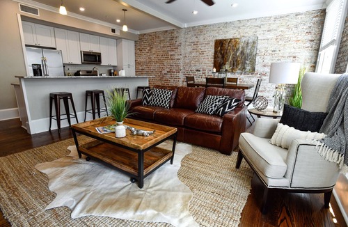Central Business District Condo | Historic Charm Meets Modern Comfort: Condo in Historical Picayune Building