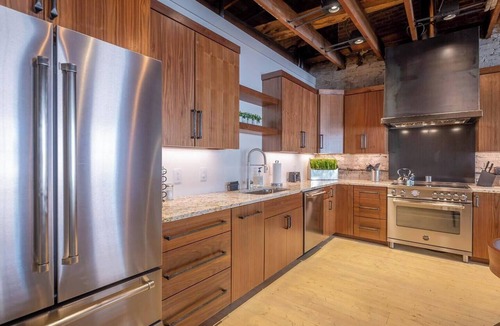 Morganton Apartment | Historic Loft in the Heart of Downtown Morganton