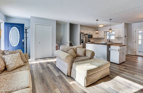 Bath House | Home w/Fire Pit & Sunroom: 9 Mi to Downtown Akron