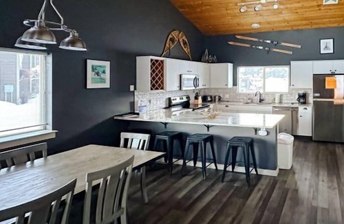 Big Sky House | Home w/private hot tub & fireplace close to Town Center & Resort - Mountain to Meadow Ski Chalet
