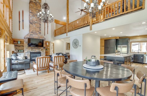 Steam Engine Meadows Cabin | Hot Tub, Game Room! 3-Story Brian Head Home