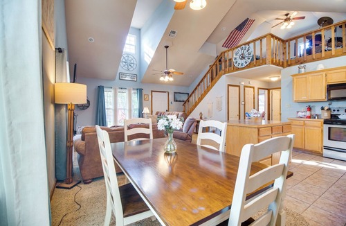 Vian Cabin | Incredible Log Home: 1 Mile From Lake Tenkiller