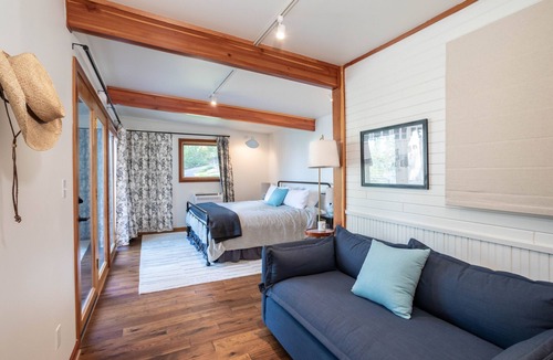 Woods Bay Cabin | Lake Houses at Camp Milson - Flathead Lake 7 BD Retreat w Private Lake Access
