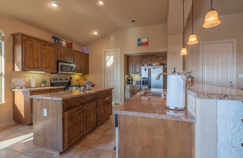Canyon Lake House | Lake View Oasis- Sunset Lake Views, Large covered deck, fireplace, & gas firepit