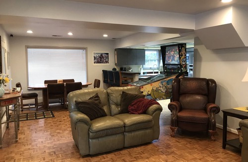 Manson House | Lakefront home with patio, lake views & shared dock access