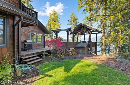 Nordman House | Lakefront Private Home with Boathouse at Priest Lake