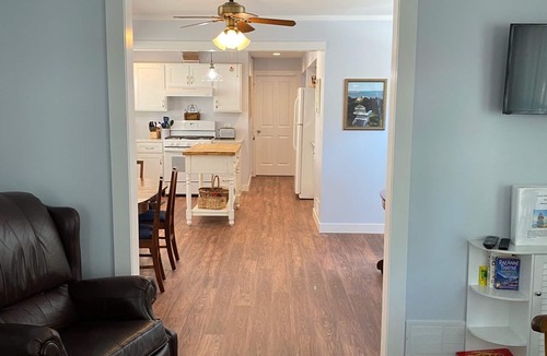 Lakeside House | Lakeside OH Cottage, large porch, lake views, steps to park & shopping