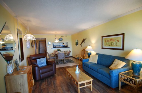 Arcadian Shores Condo | Land's End Resort - Relaxing Oceanfront Getaway with Private Balcony & Resort Am