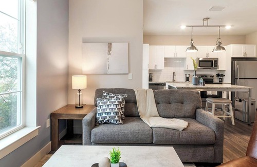 Florida Center Apartment | Landing | Chic 1BD, Gym, Game Room