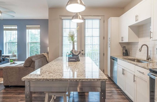 Florida Center Apartment | Landing | Chic 1BD, Gym, Game Room